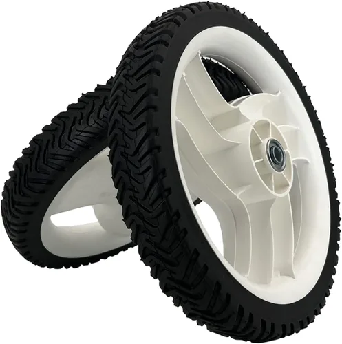 Vista 8 de Cluparis Ruedas traseras para cortacésped 105-1816 (paquete de 2), repuesto de 12 pulgadas para Toro Recycler 205-268 20012 20016 20019, ruedas