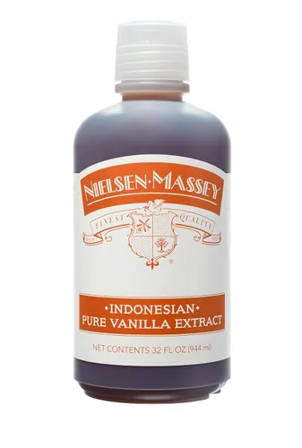 Vista 5 de Nielsen-Massey Extracto de vainilla pura indonesia para hornear y cocinar, botella de 4 onzas
