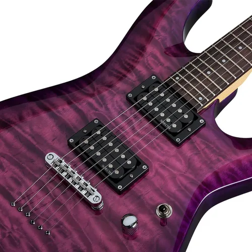 Vista 5 de Schecter C-6 Plus Guitarra eléctrica de cuerpo sólido, EM