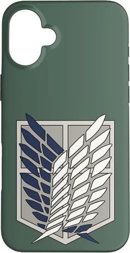 Vista 23 de Attack on Titan Funda protectora del regimiento de exploradores de la temporada 4 para iPhone 17