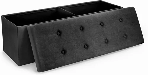 Vista 16 de Sorbus – Banco otomano plegable, De Almacenamiento Con Tapa – perfecto para juguetes y zapatos, Otomano, asiento, reposapiés, color contemporáneo