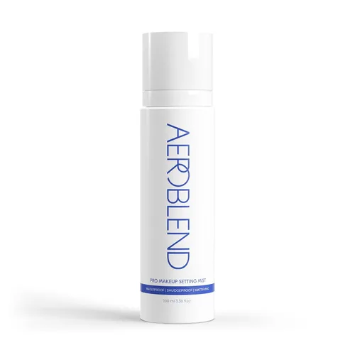 Vista 7 de AEROBLEND Pro Makeup Setting Mist - Espray fijador mate grande de 3.4 fl oz (3.38 fl oz), impermeable, a prueba de manchas, de larga duración