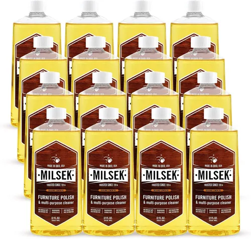 Vista 9 de Milsek Pulidor de muebles y limpiador de madera Aceite de limón 5 galones