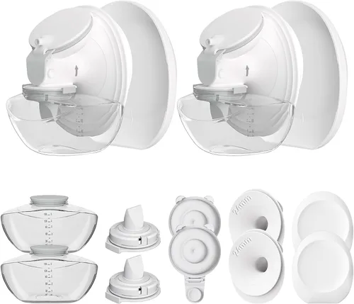 Vista 16 de 4 piezas de insertos de brida de 0.51 pulgadas compatibles con Momcozy M9/M6/M5/V1 Pro/V2 Pro/S12 Pro/S9 Pro, para piezas de repuesto de extractor