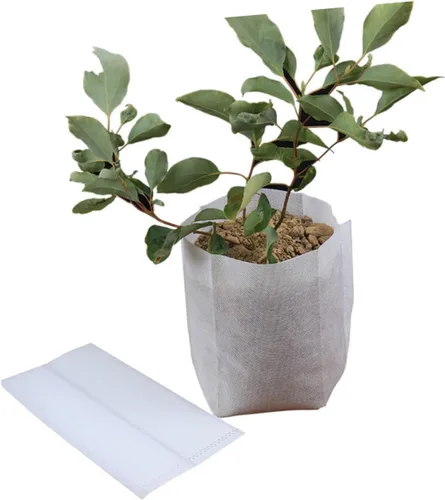 Vista 6 de Non-Woven Fabric Grow Bags 200pcs for Seedlings and Vegetables