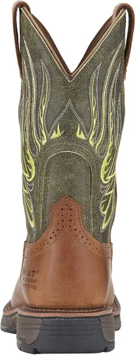 Vista 5 de Ariat - Botas de trabajo de pionero para hombre, cuadradas, anchas, puntera de acero, para hombre
