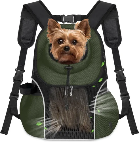 Vista 7 de WOYYHO Mochila portadora de perros para mascotas, mochila frontal