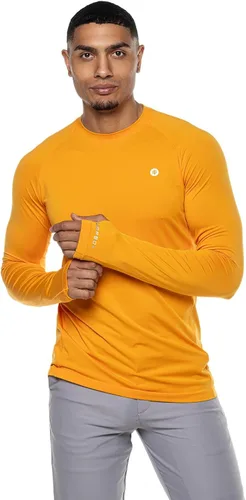 Vista 5 de Coolibar Camiseta de manga larga para hombre con protección solar UPF 50+ Agility