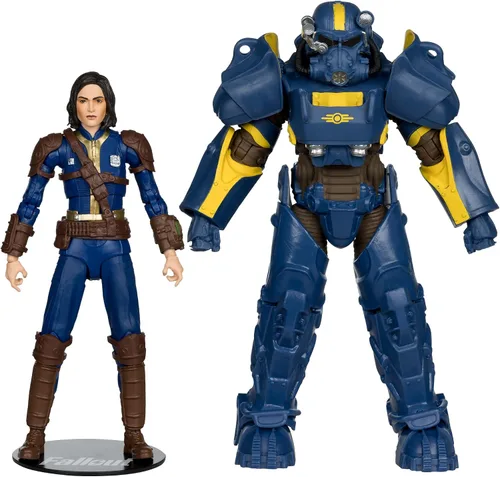Vista 3 de McFarlane Toys - Fallout 4 T-60 Vault Tec y Sole Survivor 2 Pack