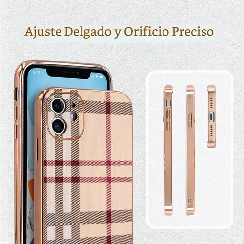 Vista 3 de Funda para iPhone 11 LINXUXIE, Funda de cuero de moda, Funda protectora de TPU suave con protección contra caídas y a prueba de golpes para mujeres
