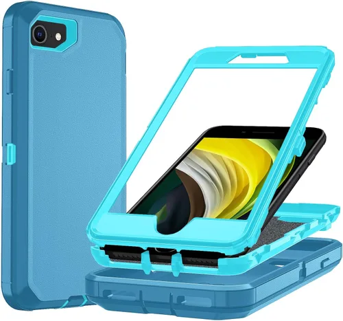 Vista 41 de Funda para iPhone 7/8Plus, iPhone 8 Plus y 7 Plus, resistente protección para teléfono, a prueba de golpes, a prueba de polvo, a prueba de caídas