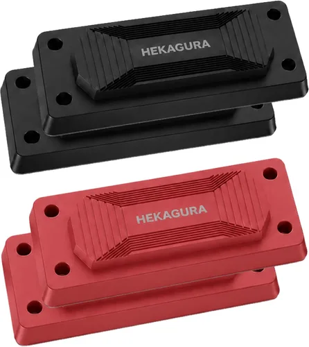 Vista 8 de HEKAGURA Gun Magnet Mount, 45 lb Rating,Magnetic Gun Holster Rubber Coated Gun Holder for Handgun, Shotgun, Rifles, Revolvers Beside Holster