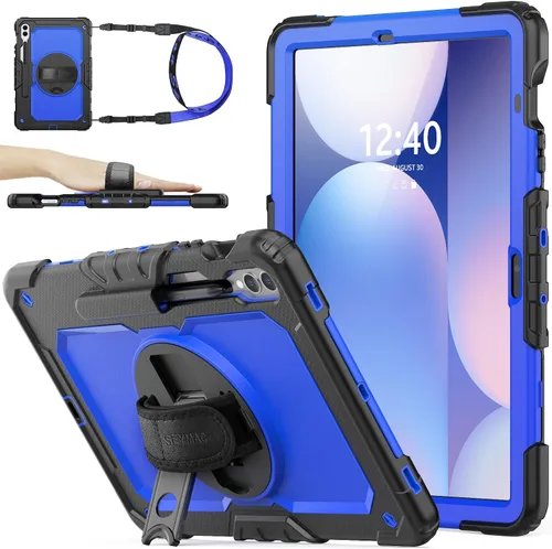 Vista 15 de SEYMAC stock Funda para Samsung Galaxy Tab S10 Lite / S10 FE / S9 FE 5G / S9 Funda para Tableta 10.9''/ 11'' Protectora con Protector de Pantalla