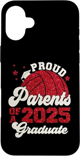 Vista 22 de iPhone 16 Parents of a 2025 Graduate Senior Graduation Volleyball Case