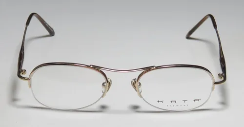 Vista 3 de Kata Noa - Gafas de diseño de media llanta con combinación de colores para hombremujer