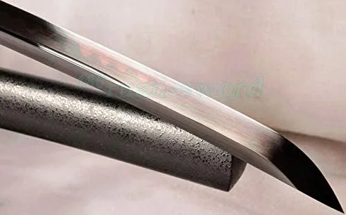Vista 6 de 41 ''Flame HAMON Clay Templado Acero Doblado Japonés Katana Full Tang Sharp Blade