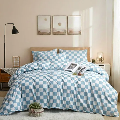 Vista 22 de Juego de edredón verde oliva, tamaño individual, color verde oscuro, juego de ropa de cama militar, suave y transpirable, ropa de cama minimalista