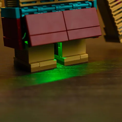 Vista 8 de VONADO Kit de luces LED para Lego Minecraft The Devourer Showdown 21257 (solo luces, sin modelos) Juego de iluminación creativa accesorios