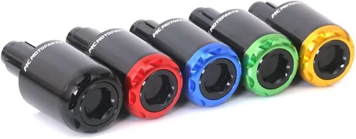 Vista 4 de mshine CNC Bar End Pesos para Yamaha Xmax 300 2017 – 2018, Negro