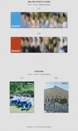 Vista 8 de N.FLYING DEAREST 8th Mini Album ( FROM Ver. )+1ea Folded Poster(First Press Only!) K-POP SEALED