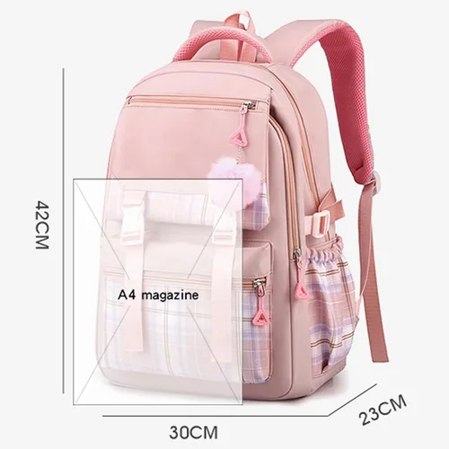 Vista 2 de Roffatide Mochila casual de negocios con estampado de anime, mochila de viaje para senderismo, viajes, 17 pulgadas, negro N (con bonitos colgantes)