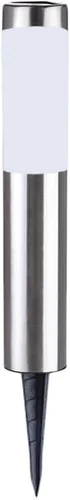 Vista 8 de Uonlytech Luz solar del césped 4v Ip44 acero inoxidable 2 Pack
