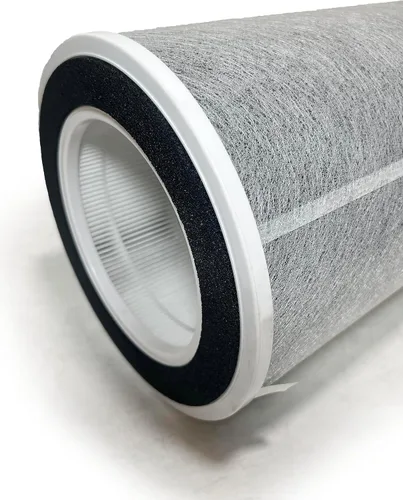 Vista 2 de Nispira Paquete de 2 filtros de repuesto HP201 HP202 HC501 para purificador de aire Shark NanoSeal MAX HP200 Series HC502 Tamaño 8.68" x 8.68" x