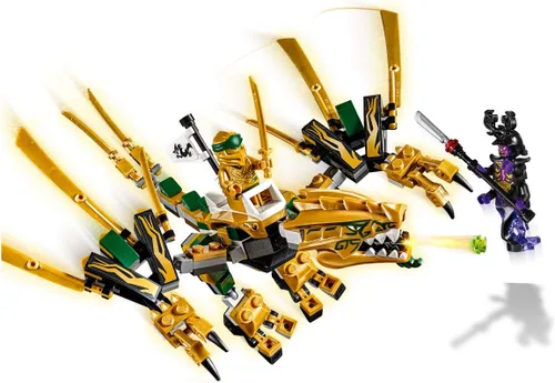 Vista 6 de LEGO NINJAGO Legacy Golden Dragon 70666 Kit de construcción (171 piezas)