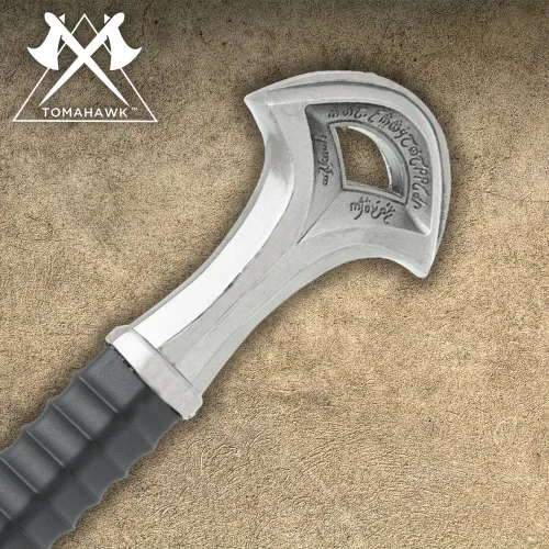 Vista 6 de Tomahawk Espada ancha corta de guerrero de la Edad Media
