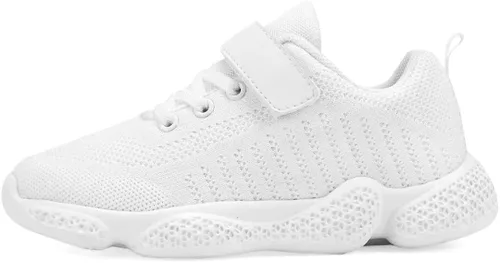 Vista 6 de YAVY Tenis unisex para niños, tenis para correr, zapatos ligeros para caminar (niñosniñosniños pequeñosniños grandes)