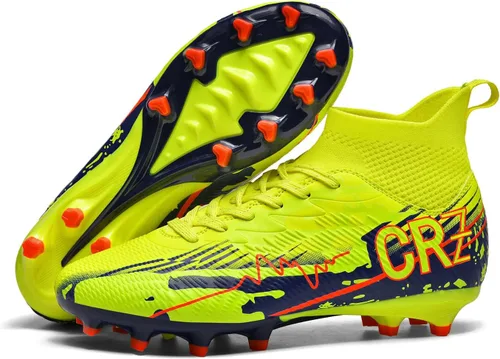 Vista 2 de Tacos de fútbol para hombre y mujer, zapatos de fútbol de interior para jóvenes, AG TF, botas de fútbol unisex