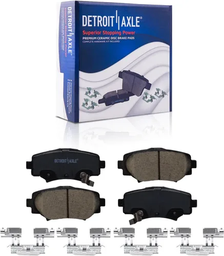 Vista 39 de Detroit Axle - Pastillas de Freno Delantero Izquierdo Reemplazo de Pinza de Disco para Ford Fusion Mazda 6 Lincoln MKZ Mercury Milan 2006-2012