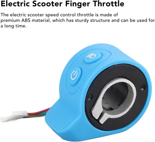 Vista 3 de Dilwe Acelerador de pulgar para scooter eléctrico, acelerador de pulgar sensible, control de velocidad, acelerador de dedo para scooter eléctrico