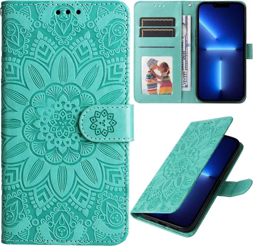Vista 11 de XYX Wallet Case for Redmi Note 10s, Sunflowers Pattern Folio Stand Credit Card Slots Magnetic Closure Flip Protective Cover for Xiaomi Redmi Note