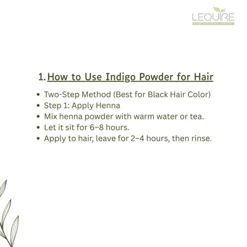 Vista 4 de Polvo índigo para cabello (7.05 oz) paquete de 1 polvo de hoja índigo