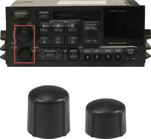 Vista 6 de para perillas de control de radio de equipo original GM (Paquete de 6)