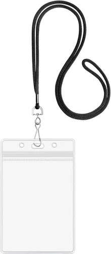 Vista 19 de Paquete de 25 cordones separables para tarjetas de identificación, con Breakaway Negro