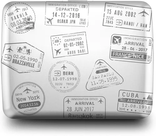 Vista 30 de Cartera de aluminio, gran capacidad, protección RFID. Modelo: OSLO LARGE Aluminio negro