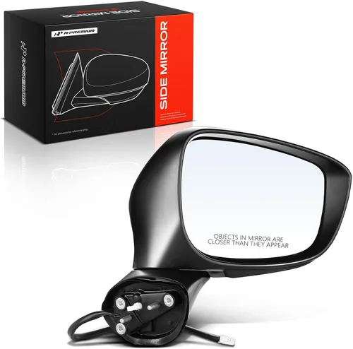 Vista 13 de A-Premium Par (2) Espejos de puerta eléctricos para conductor y pasajero - Compatible con Mazda CX-5 2015-2016 - Espejo retrovisor exterior negro