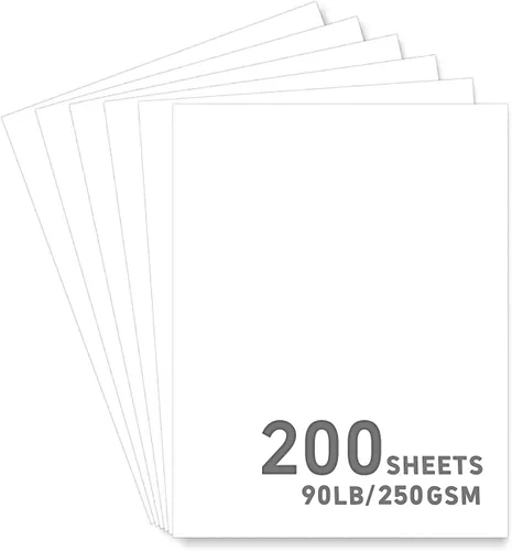 Vista 4 de Cartulina 8.5x11 200 hojas 8.11 oz 80lb (negro)