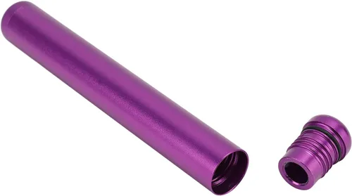 Vista 10 de TOPINCN Tubo portacigarrillos, contenedor hermético de aleación de aluminio para almacenamiento de cigarrillos, soporte para cigarrillos para viajes
