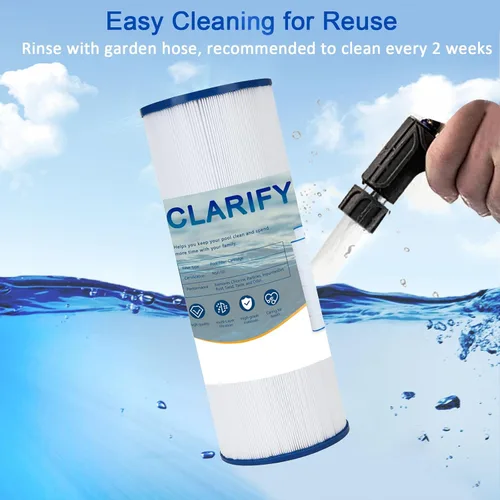 Vista 6 de CLARIFY Filtro de repuesto para piscina compatible con PA120, C1200, CX1200RE, Filbur FC-1293, Ultra-B2, Waterway Clearwater II, Pro Clean 125