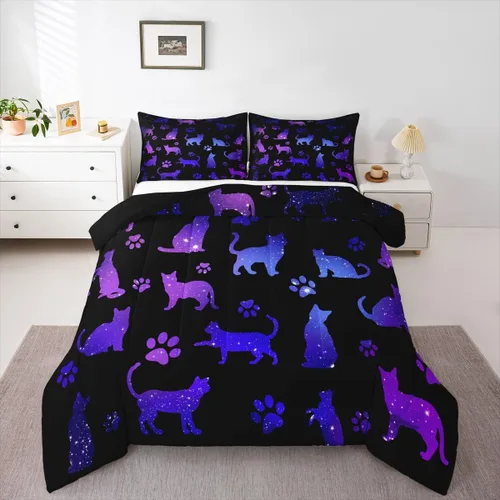 Vista 48 de Erosebridal - Juego de edredón Samurai, juego de ropa de cama al atardecer, edredón japonés de samurái cálido y suave, decoración de dormitorio