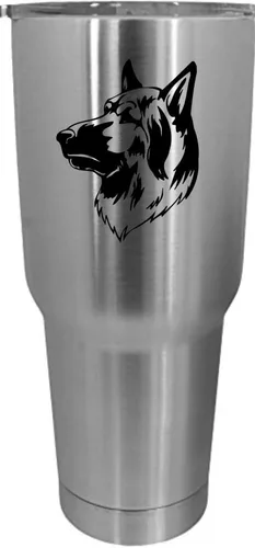 Vista 221 de Cairn Terrier - Vaso grabado con temática de perro, 30 onzas