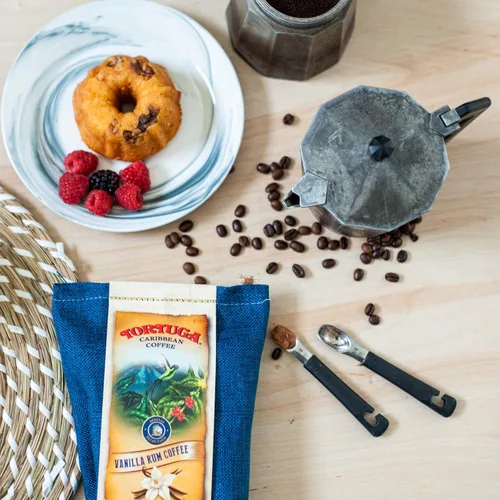 Vista 4 de TORTUGA Caribbean Port Royal Jamaican Blue Mountain - Café tostado y molido de 10 onzas, el regalo gourmet premium perfecto para cestas de regalo