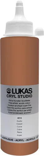Vista 57 de Lukas CRYL Studio Artist - Pintura acrílica para artistas, Alizarín Carmesí, botella de 250 ml - Pinturas acrílicas de alto pigmento para pintar