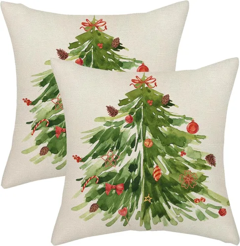 Vista 24 de Juego de 2 fundas de almohada para el 4 de julio, 16 x 16 pulgadas, Día de la Independencia, Día de los Caídos, decoración al aire libre, almohadas