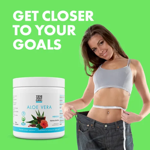 Vista 7 de Yes You Can! Mezcla de bebida en polvo de aloe vera, refuerzo de hidratación infundido con extracto de aloe vera orgánico puro, deliciosos sabores