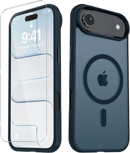 Vista 283 de Funda para Google Pixel 10 Pro XL, cubierta magnética mate, color negro Fit for MagSafe, Screen Protector included, Shockproof Military Grade