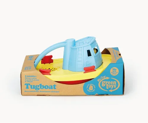 Vista 8 de Green Toys, Remolcador, azul